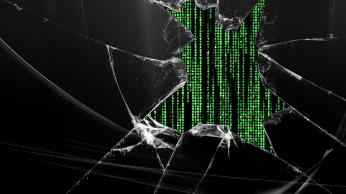 "shattered background(The Matrix)" by madminer965 @ deviantart